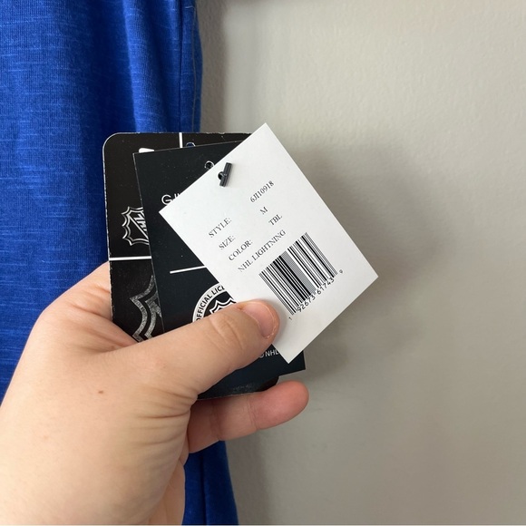 NWT NHL Tampa Lightning Cold Shoulder Blue Dress Medium - Picture 6 of 8